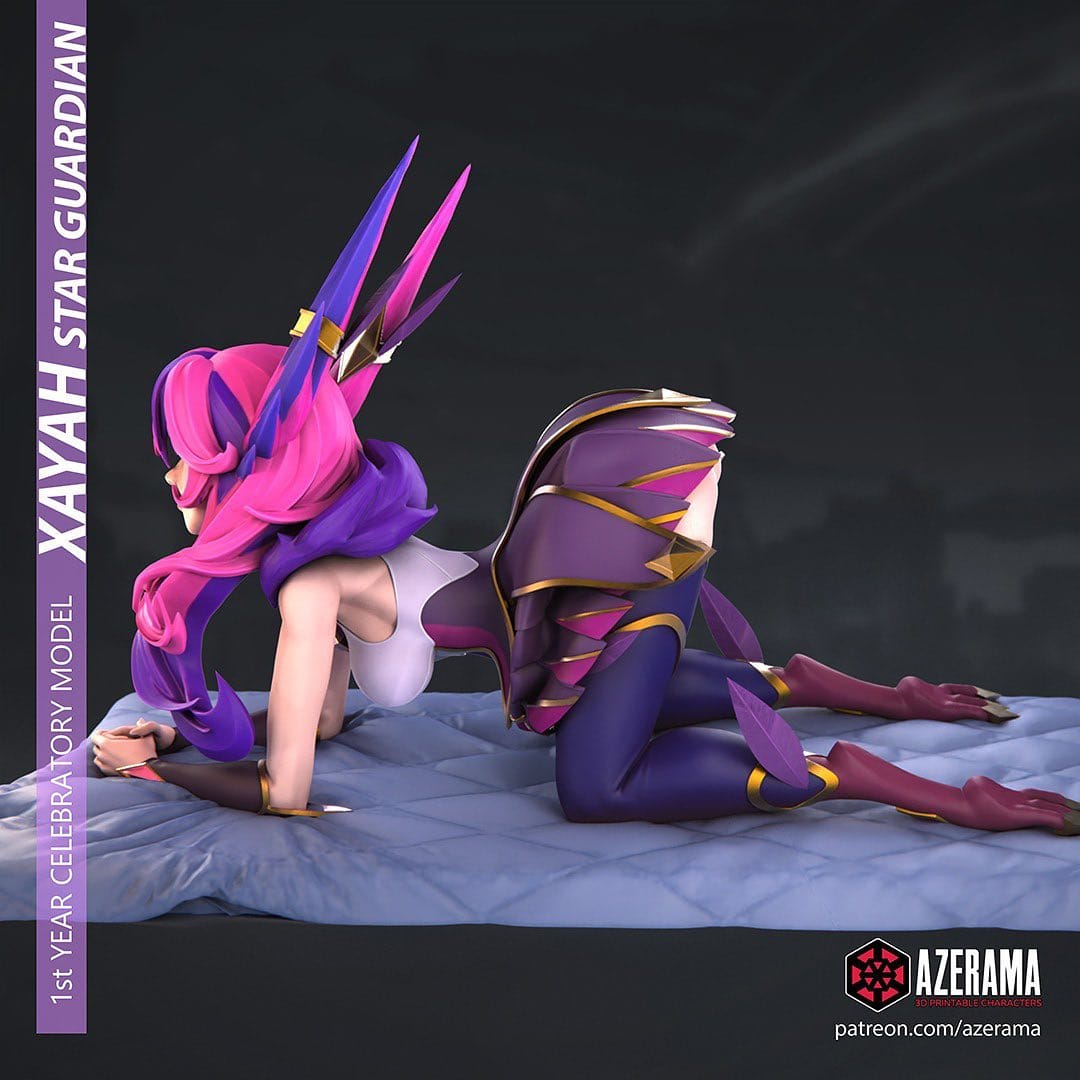 P站图纸印象馆 Azerama 英雄联盟 莎雅 Azerama 英雄联盟 莎雅