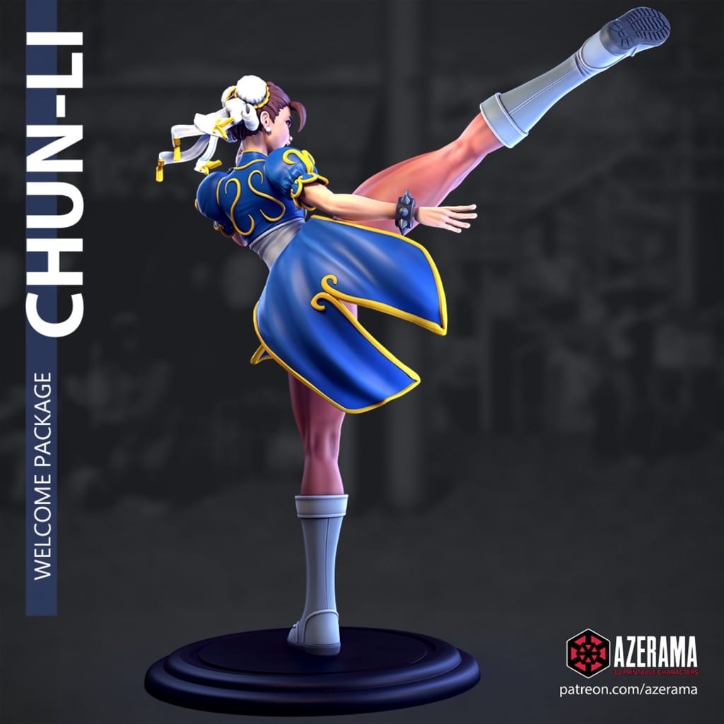 P站图纸印象馆 Azerama 街头霸王 春丽 Azerama 街头霸王 春丽