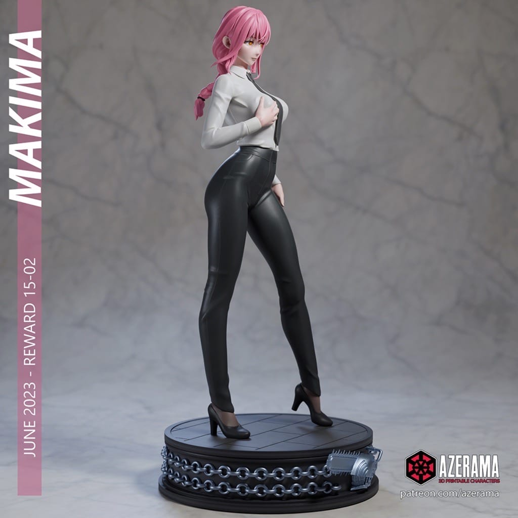 P站图纸印象馆 Azerama 链锯人 玛奇玛 Azerama 链锯人 玛奇玛