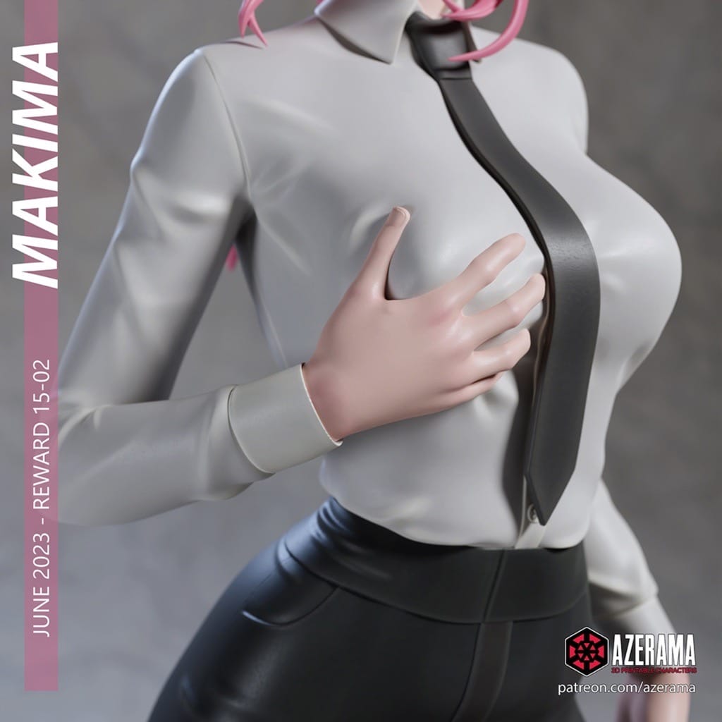 P站图纸印象馆 Azerama 链锯人 玛奇玛 Azerama 链锯人 玛奇玛