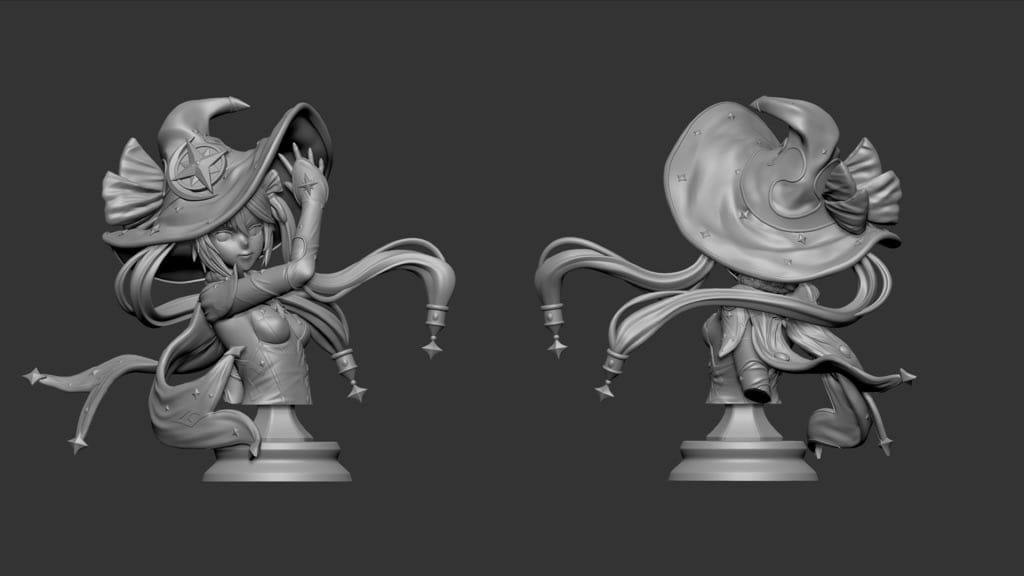 P站图纸印象馆 Azerama 原神 莫娜 Azerama 原神 莫娜