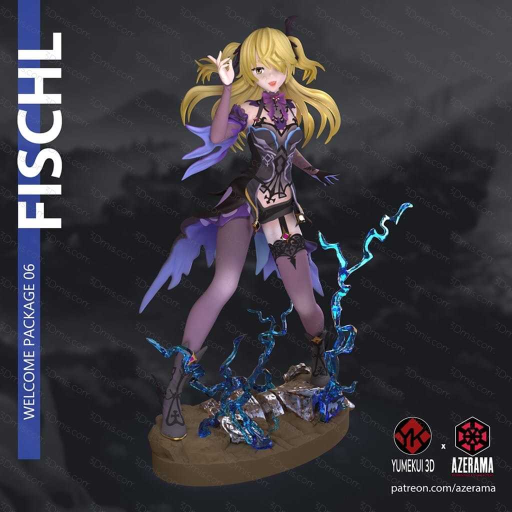 P站图纸印象馆 Azerama 原神 菲谢尔 Azerama 原神 菲谢尔