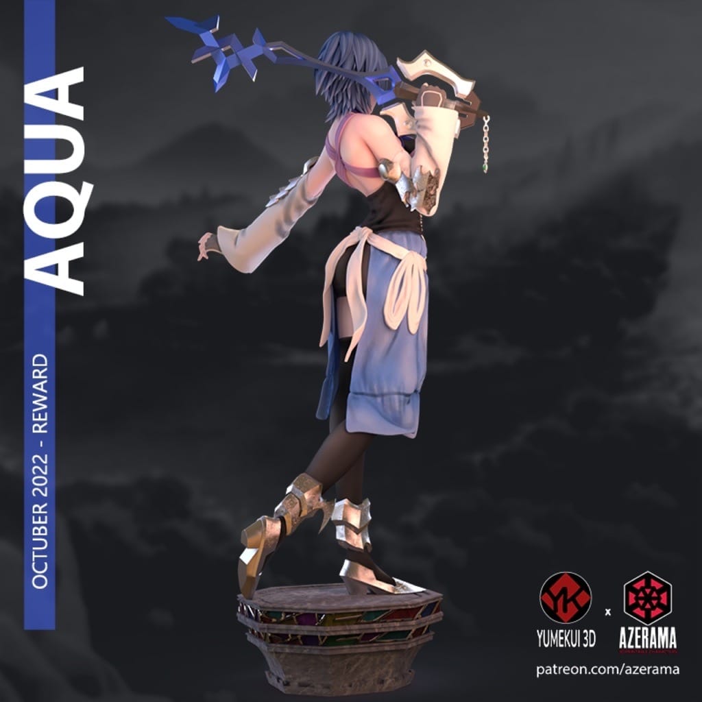 P站图纸印象馆 Azerama 王国之心 阿库娅 Azerama 王国之心 阿库娅