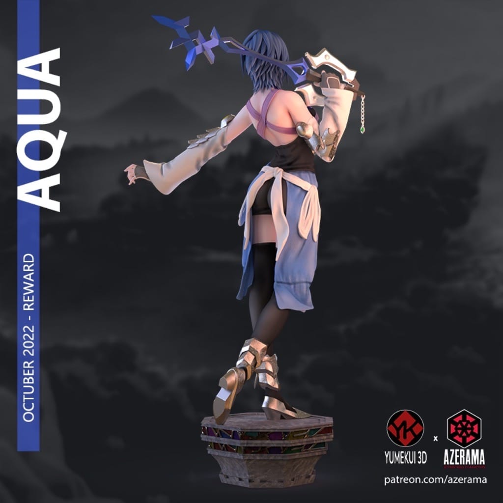 P站图纸印象馆 Azerama 王国之心 阿库娅 Azerama 王国之心 阿库娅