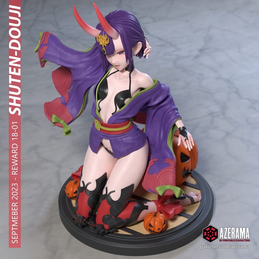 P站图纸印象馆 Azerama 阴阳师 酒吞童子 Azerama 阴阳师 酒吞童子