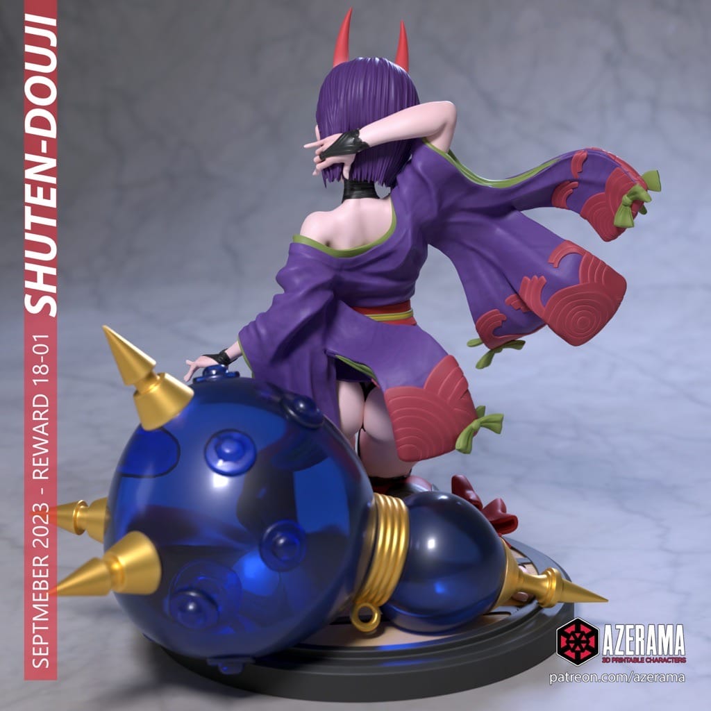 P站图纸印象馆 Azerama 阴阳师 酒吞童子 Azerama 阴阳师 酒吞童子