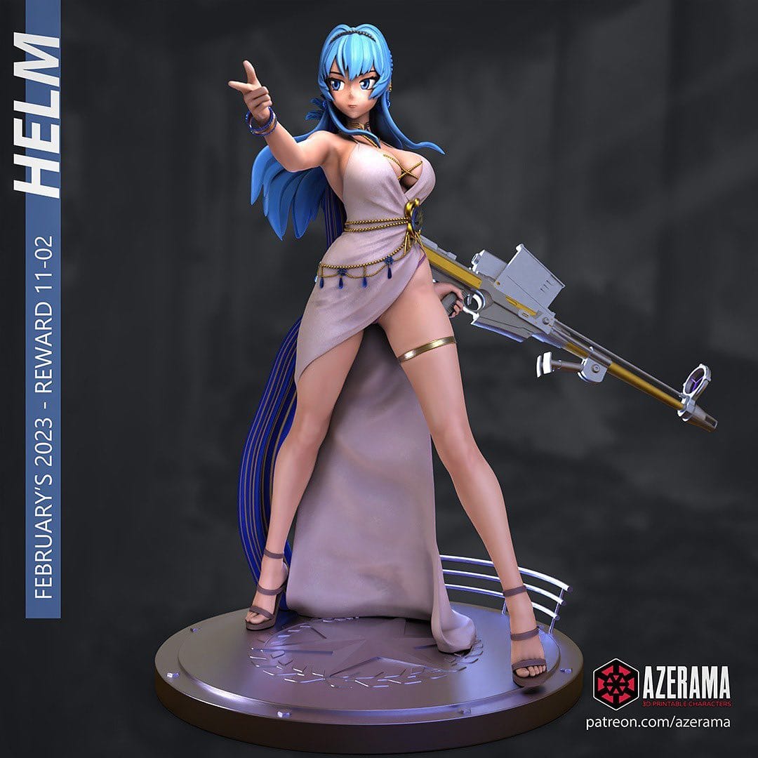 P站图纸印象馆 Azerama 胜利女神 海伦 Azerama 胜利女神 海伦