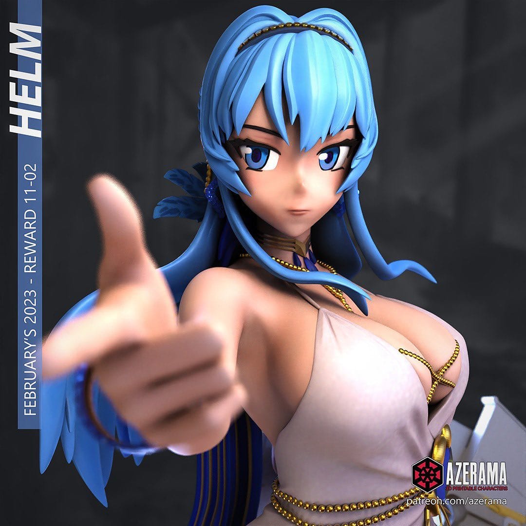 P站图纸印象馆 Azerama 胜利女神 海伦 Azerama 胜利女神 海伦