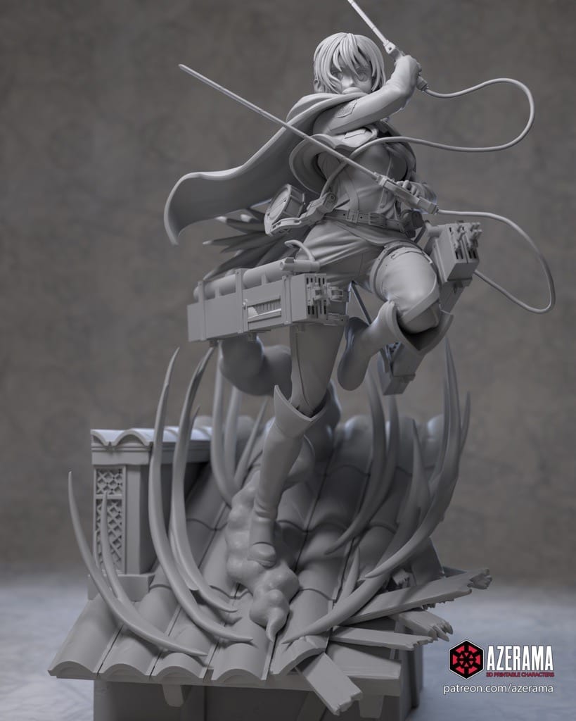 P站图纸印象馆 Azerama 进击的巨人 萨莎·布劳斯 Azerama 进击的巨人 萨莎·布劳斯