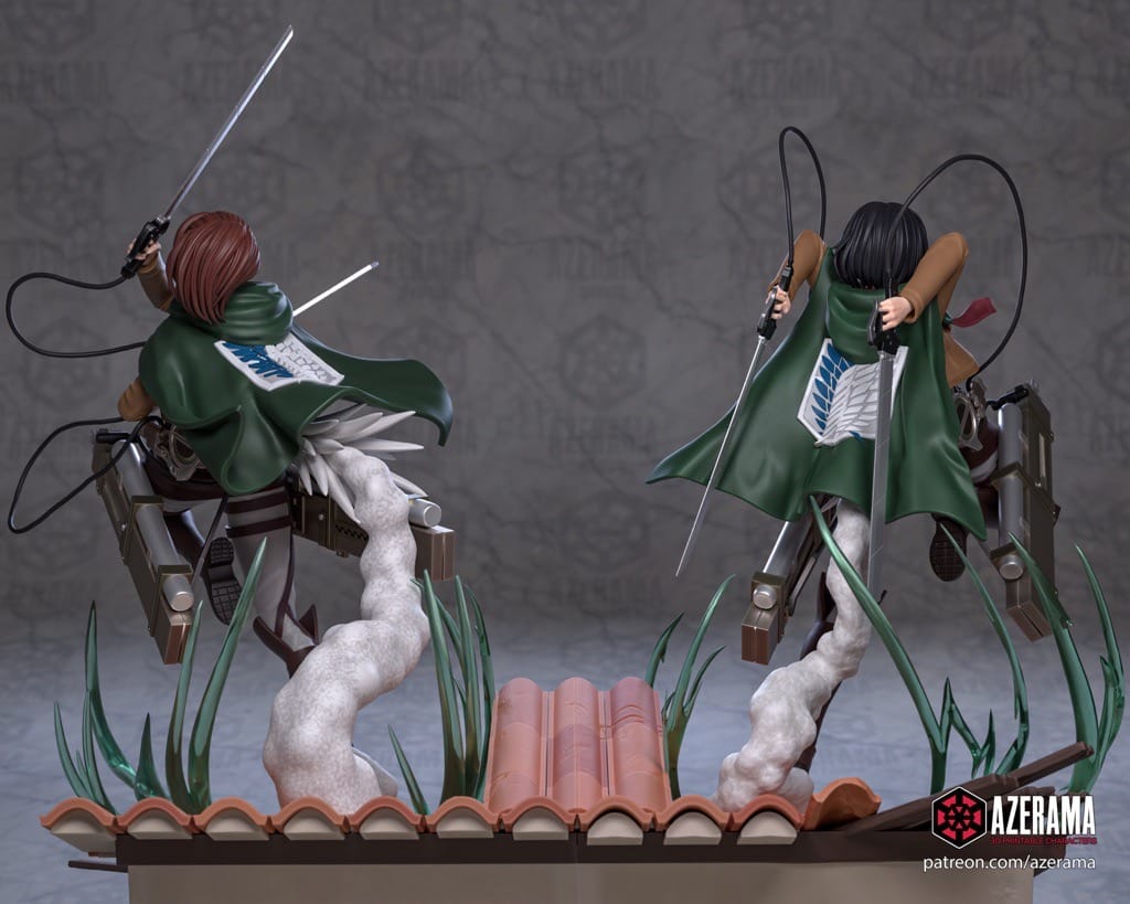 P站图纸印象馆 Azerama 进击的巨人 萨莎·布劳斯 Azerama 进击的巨人 萨莎·布劳斯