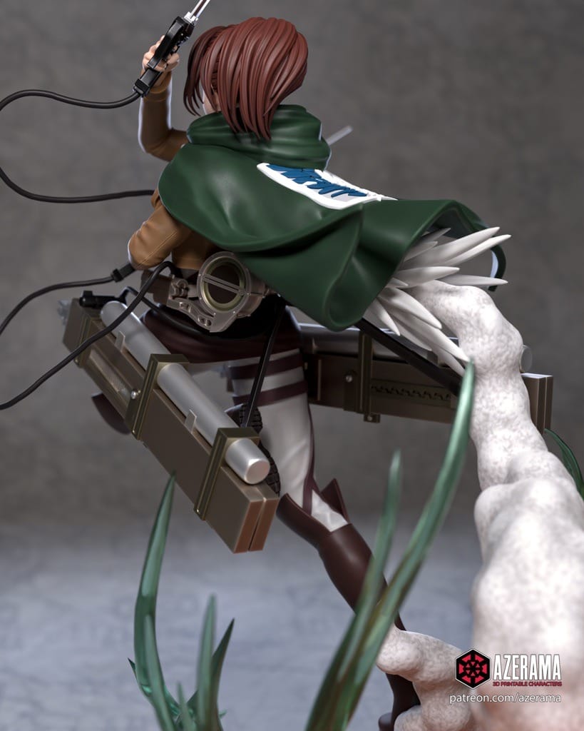 P站图纸印象馆 Azerama 进击的巨人 萨莎·布劳斯 Azerama 进击的巨人 萨莎·布劳斯