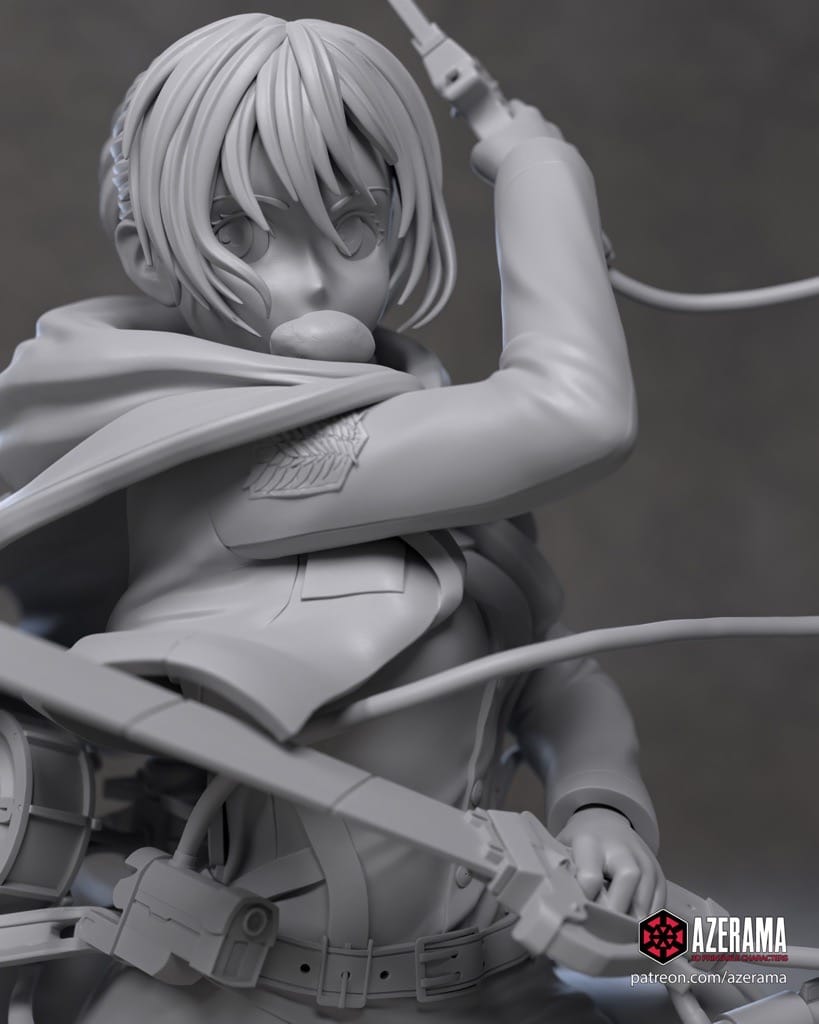 P站图纸印象馆 Azerama 进击的巨人 萨莎·布劳斯 Azerama 进击的巨人 萨莎·布劳斯