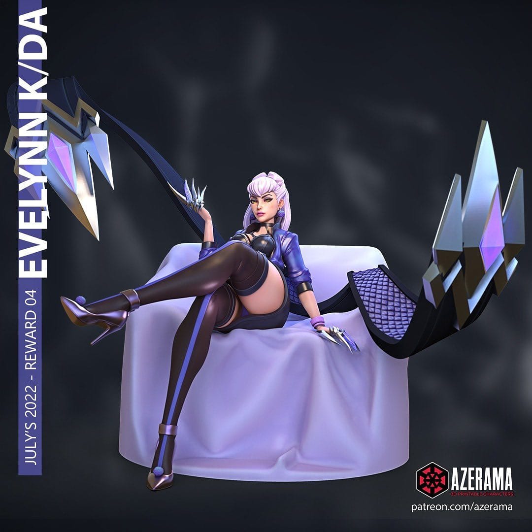 P站图纸印象馆 Azerama 英雄联盟 伊芙琳 Azerama 英雄联盟 伊芙琳