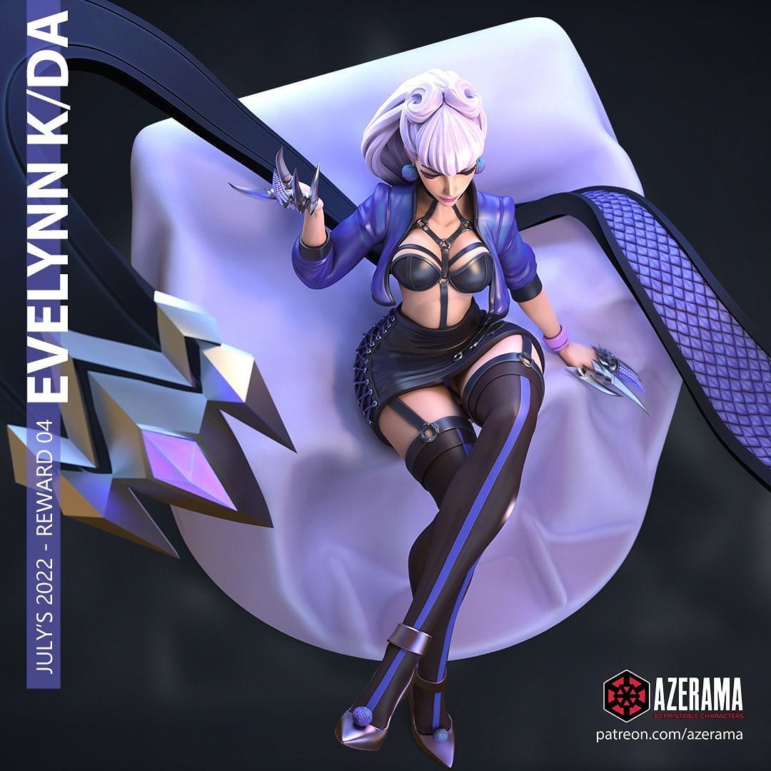 P站图纸印象馆 Azerama 英雄联盟 伊芙琳 Azerama 英雄联盟 伊芙琳