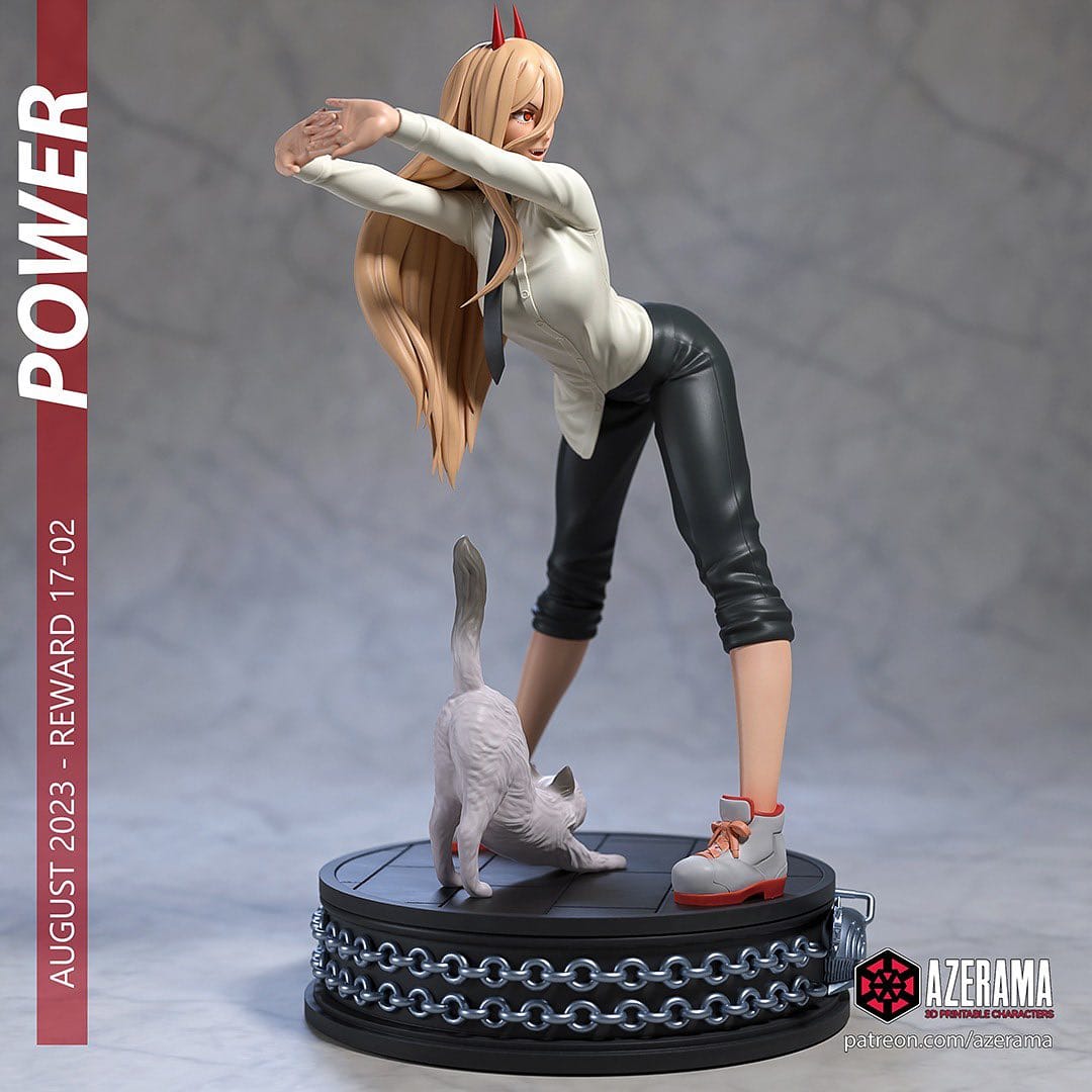 P站图纸印象馆 Azerama 电锯人 帕瓦 Azerama 电锯人 帕瓦