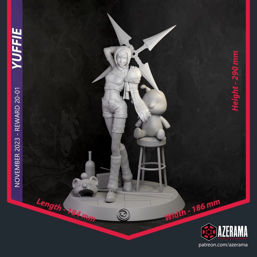 P站图纸印象馆 Azerama 最终幻想 尤菲·如月 Azerama 最终幻想 尤菲·如月