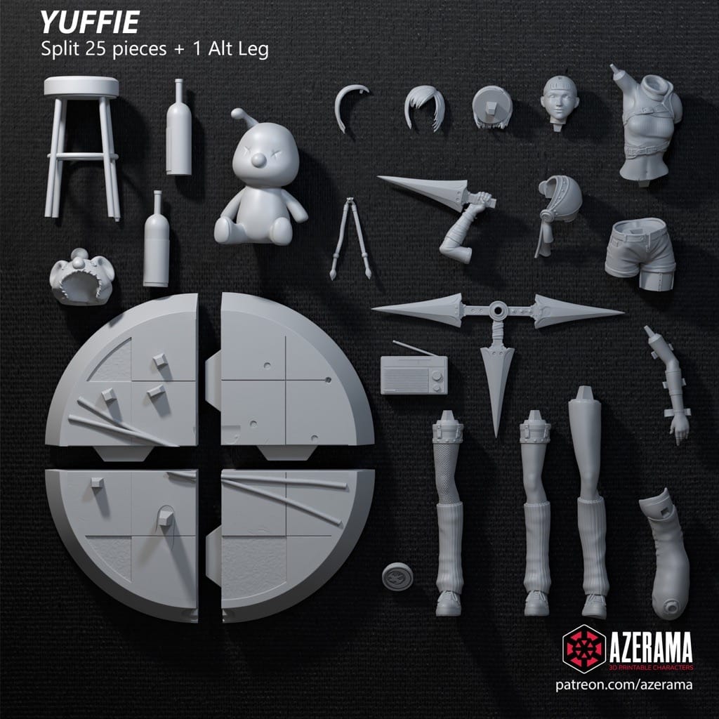 P站图纸印象馆 Azerama 最终幻想 尤菲·如月 Azerama 最终幻想 尤菲·如月