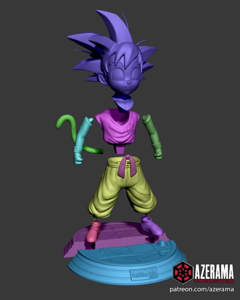 P站图纸印象馆 Azerama 龙珠 孙悟空 Azerama 龙珠 孙悟空