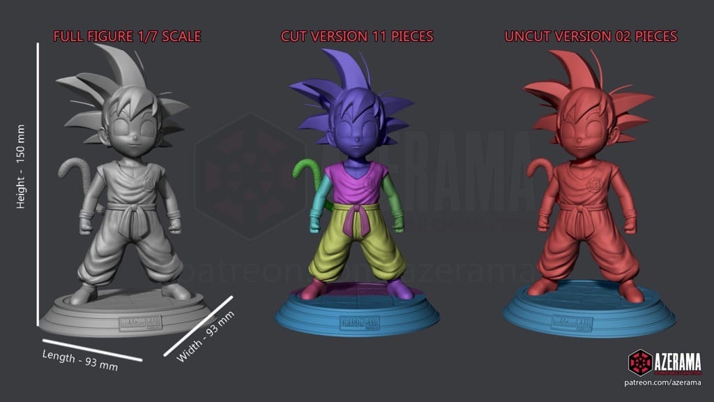 P站图纸印象馆 Azerama 龙珠 孙悟空 Azerama 龙珠 孙悟空