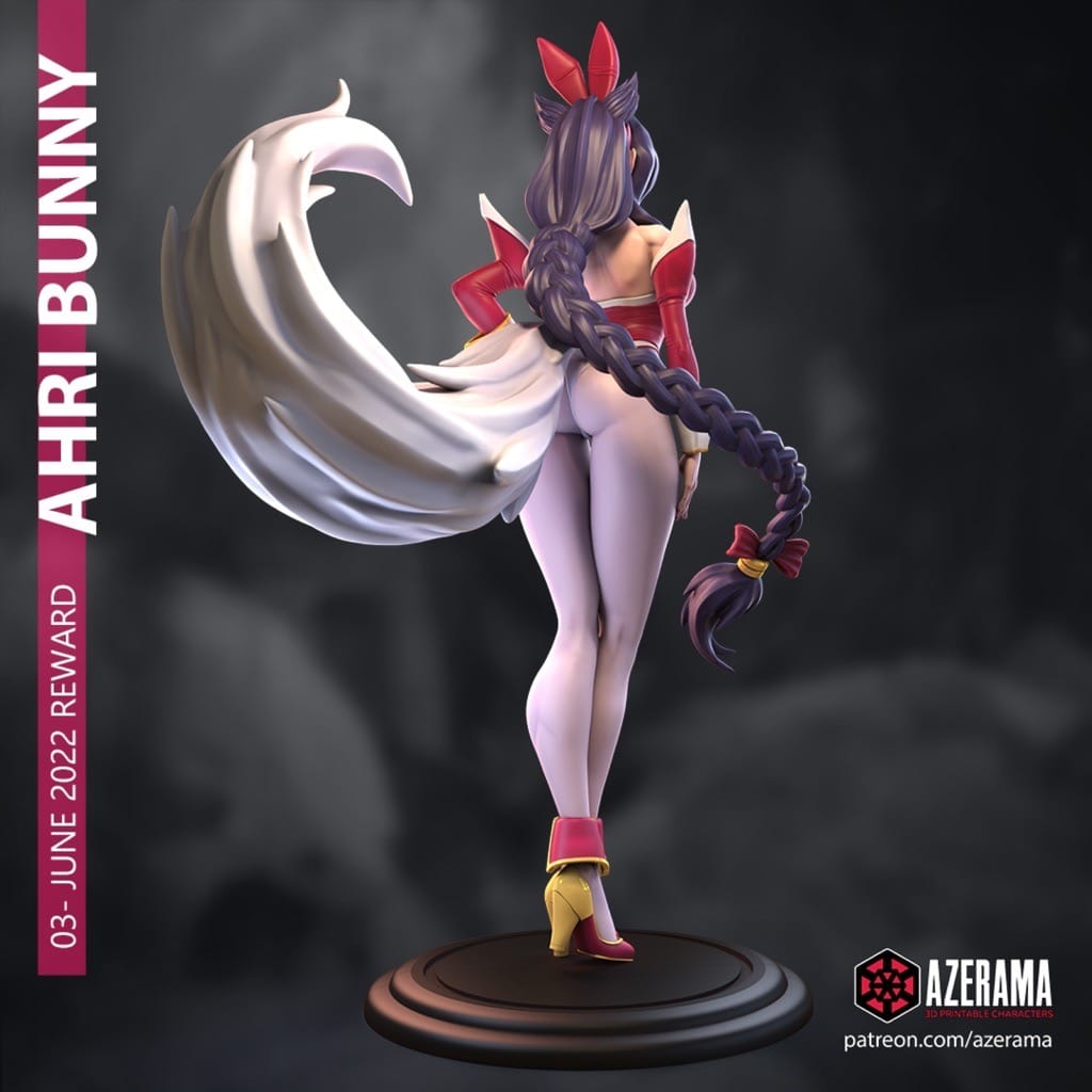 P站图纸印象馆 Azerama 英雄联盟 九尾妖狐 阿狸 Azerama 英雄联盟 九尾妖狐 阿狸