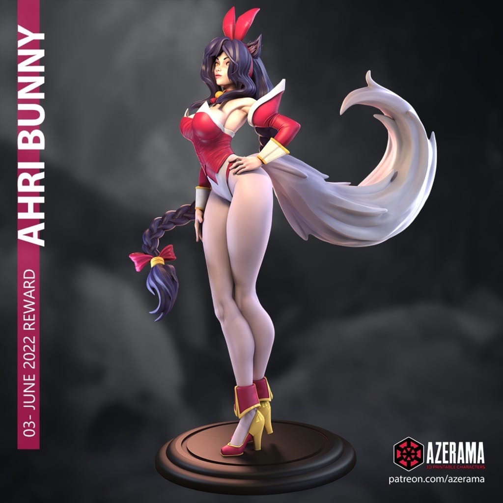 P站图纸印象馆 Azerama 英雄联盟 九尾妖狐 阿狸 Azerama 英雄联盟 九尾妖狐 阿狸