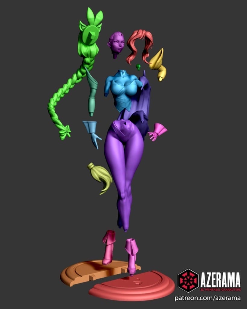 P站图纸印象馆 Azerama 英雄联盟 九尾妖狐 阿狸 Azerama 英雄联盟 九尾妖狐 阿狸