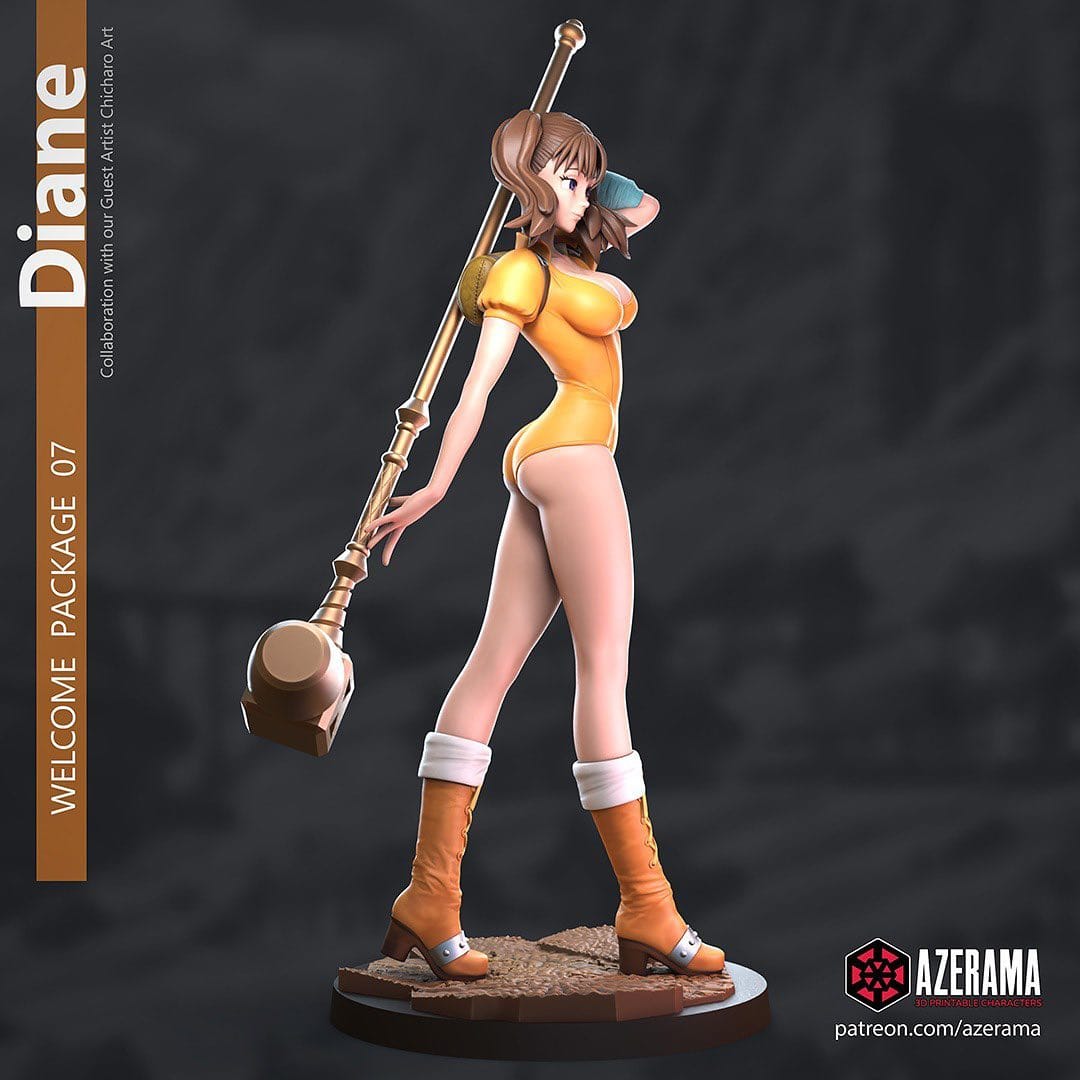 P站图纸印象馆 Azerama 七大罪 黛安 Azerama 七大罪 黛安