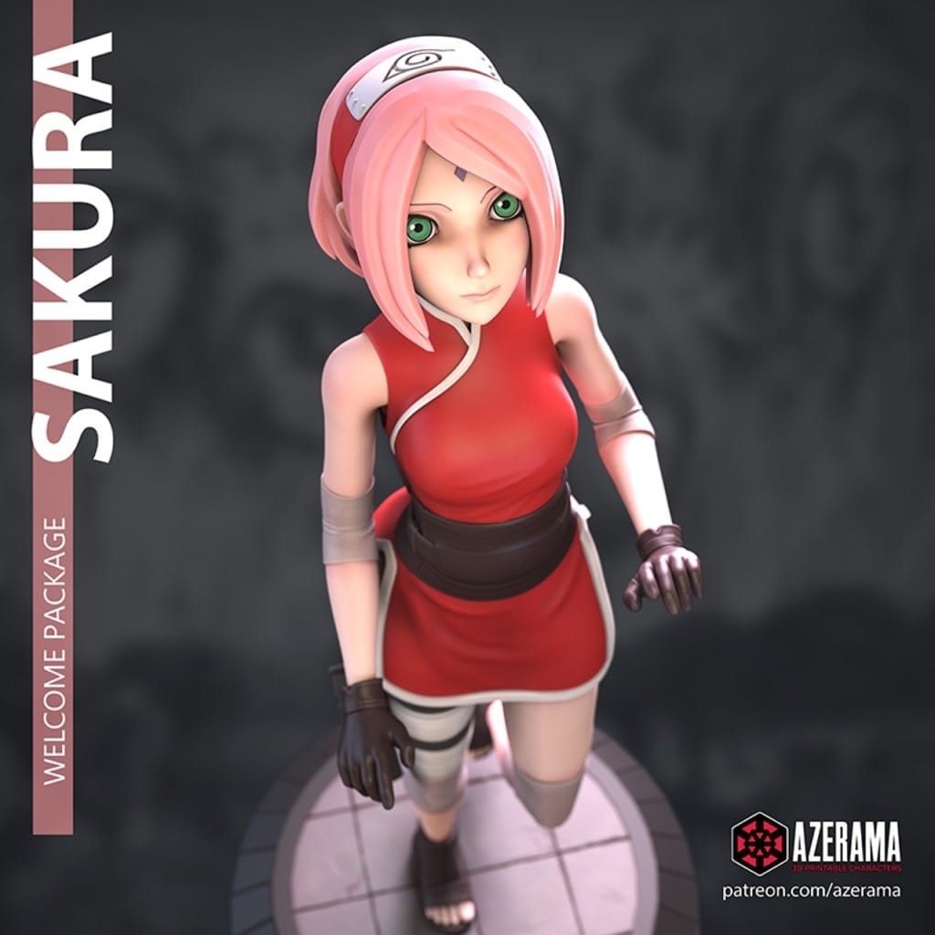 P站图纸印象馆 Azerama 火影忍者 春野樱 Azerama 火影忍者 春野樱