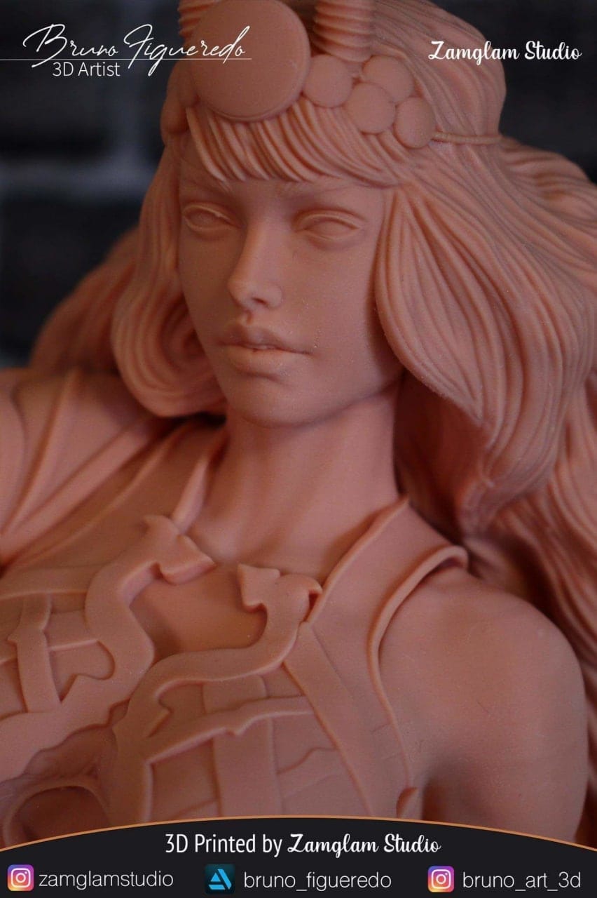 P站图纸印象馆 BrunoArt3D DC漫画 超级英雄军团 白女巫 BrunoArt3D DC漫画 超级英雄军团 白女巫