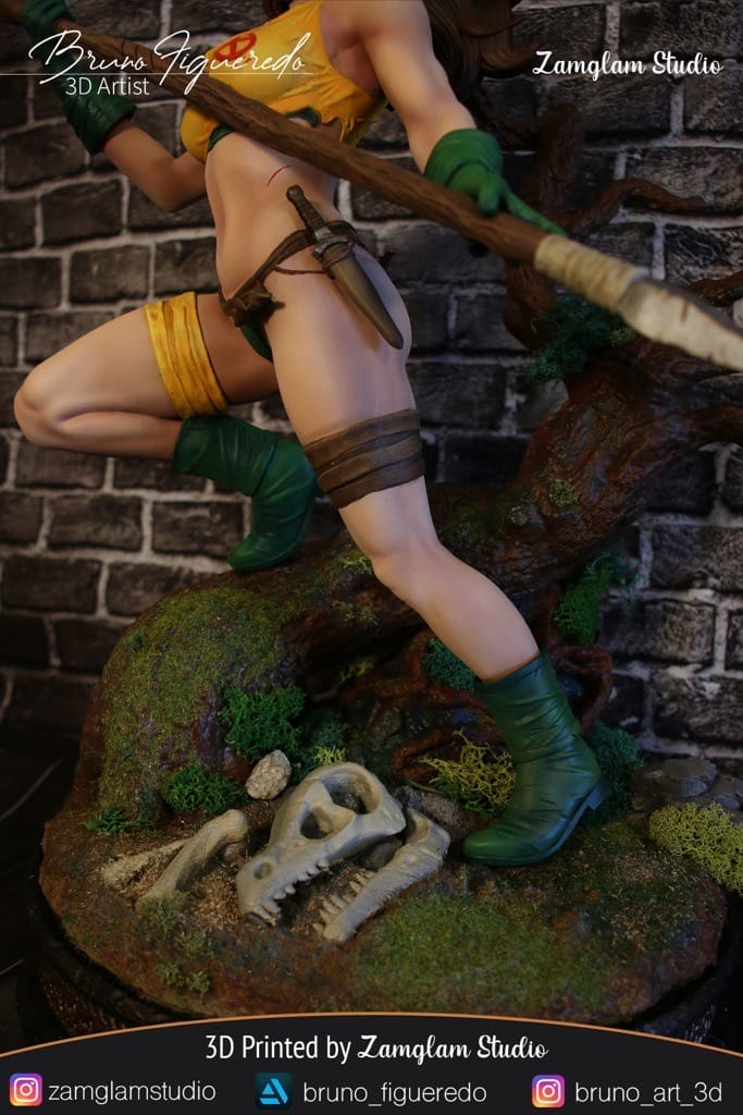 P站图纸印象馆 BrunoArt3D 漫威 Ⅹ战警 罗刹女 BrunoArt3D 漫威 Ⅹ战警 罗刹女