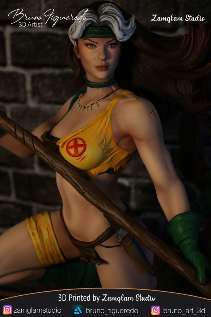 P站图纸印象馆 BrunoArt3D 漫威 Ⅹ战警 罗刹女 BrunoArt3D 漫威 Ⅹ战警 罗刹女