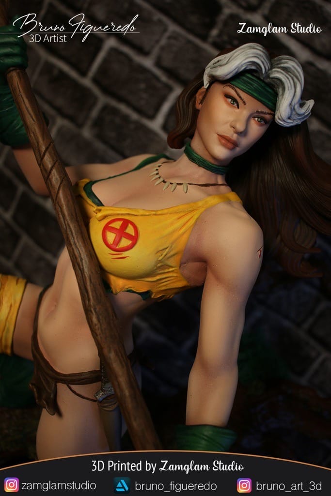 P站图纸印象馆 BrunoArt3D 漫威 Ⅹ战警 罗刹女 BrunoArt3D 漫威 Ⅹ战警 罗刹女