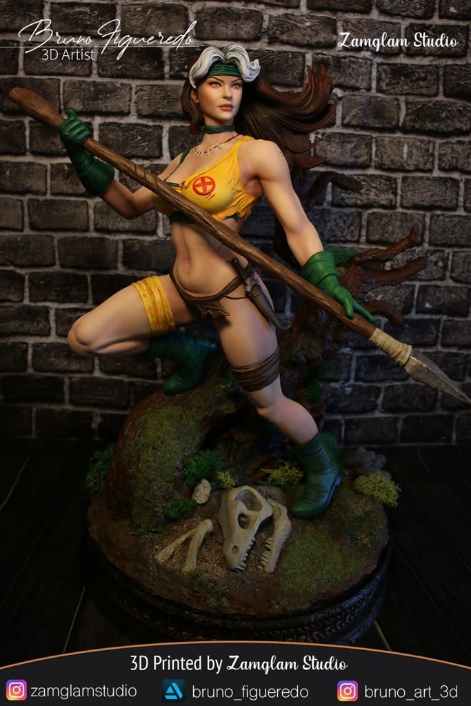 P站图纸印象馆 BrunoArt3D 漫威 Ⅹ战警 罗刹女 BrunoArt3D 漫威 Ⅹ战警 罗刹女