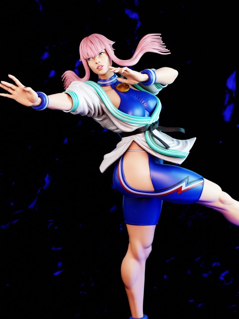 P站图纸印象馆 BrunoArt3D 街头霸王 玛浓 BrunoArt3D 街头霸王 玛浓