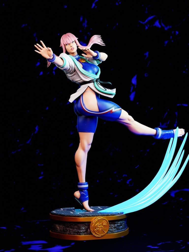 P站图纸印象馆 BrunoArt3D 街头霸王 玛浓 BrunoArt3D 街头霸王 玛浓