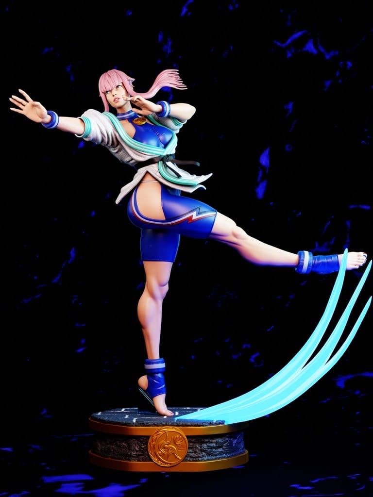 P站图纸印象馆 BrunoArt3D 街头霸王 玛浓 BrunoArt3D 街头霸王 玛浓