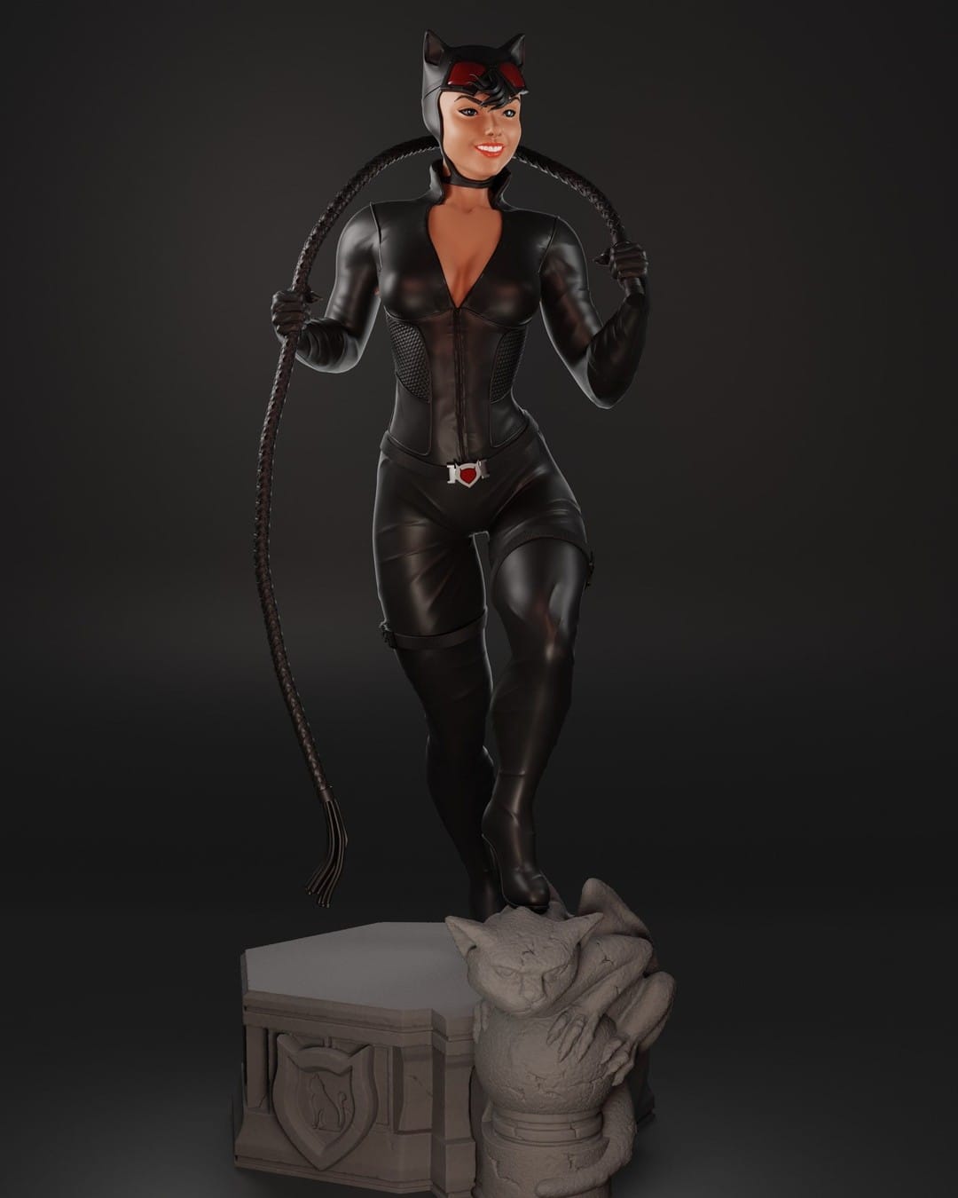 P站图纸印象馆 BrunoArt3D DC漫画 蝙蝠侠 猫女 BrunoArt3D DC漫画 蝙蝠侠 猫女