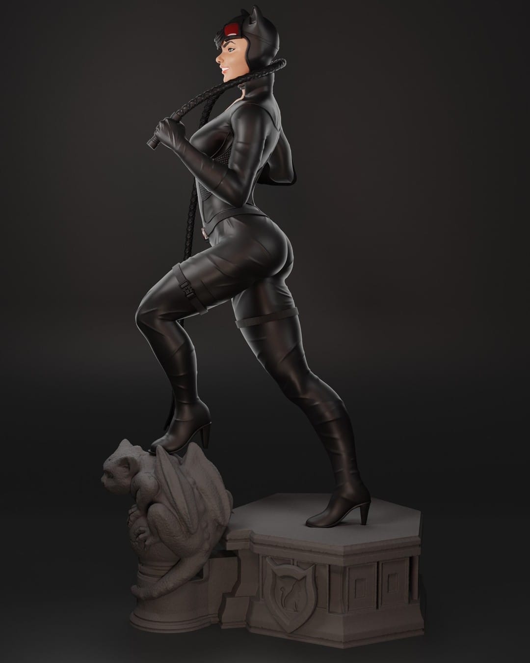 P站图纸印象馆 BrunoArt3D DC漫画 蝙蝠侠 猫女 BrunoArt3D DC漫画 蝙蝠侠 猫女