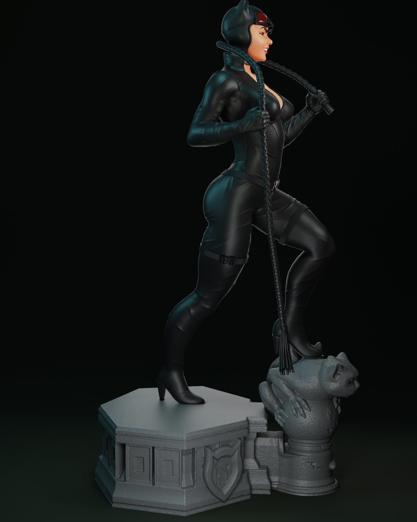 P站图纸印象馆 BrunoArt3D DC漫画 蝙蝠侠 猫女 BrunoArt3D DC漫画 蝙蝠侠 猫女