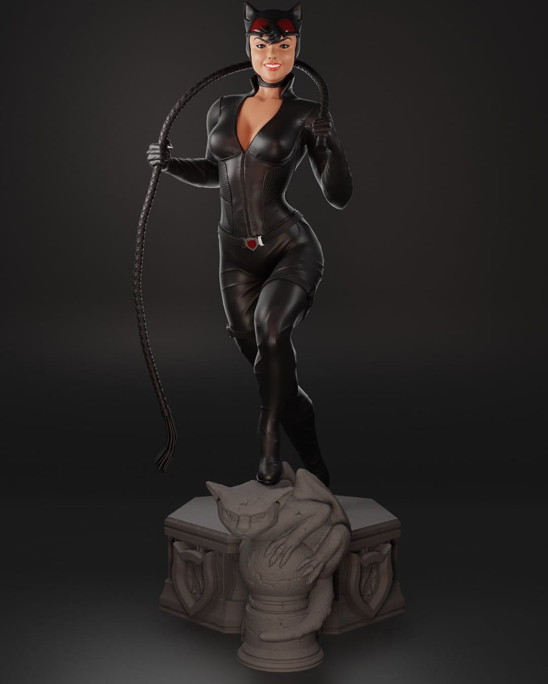 P站图纸印象馆 BrunoArt3D DC漫画 蝙蝠侠 猫女 BrunoArt3D DC漫画 蝙蝠侠 猫女