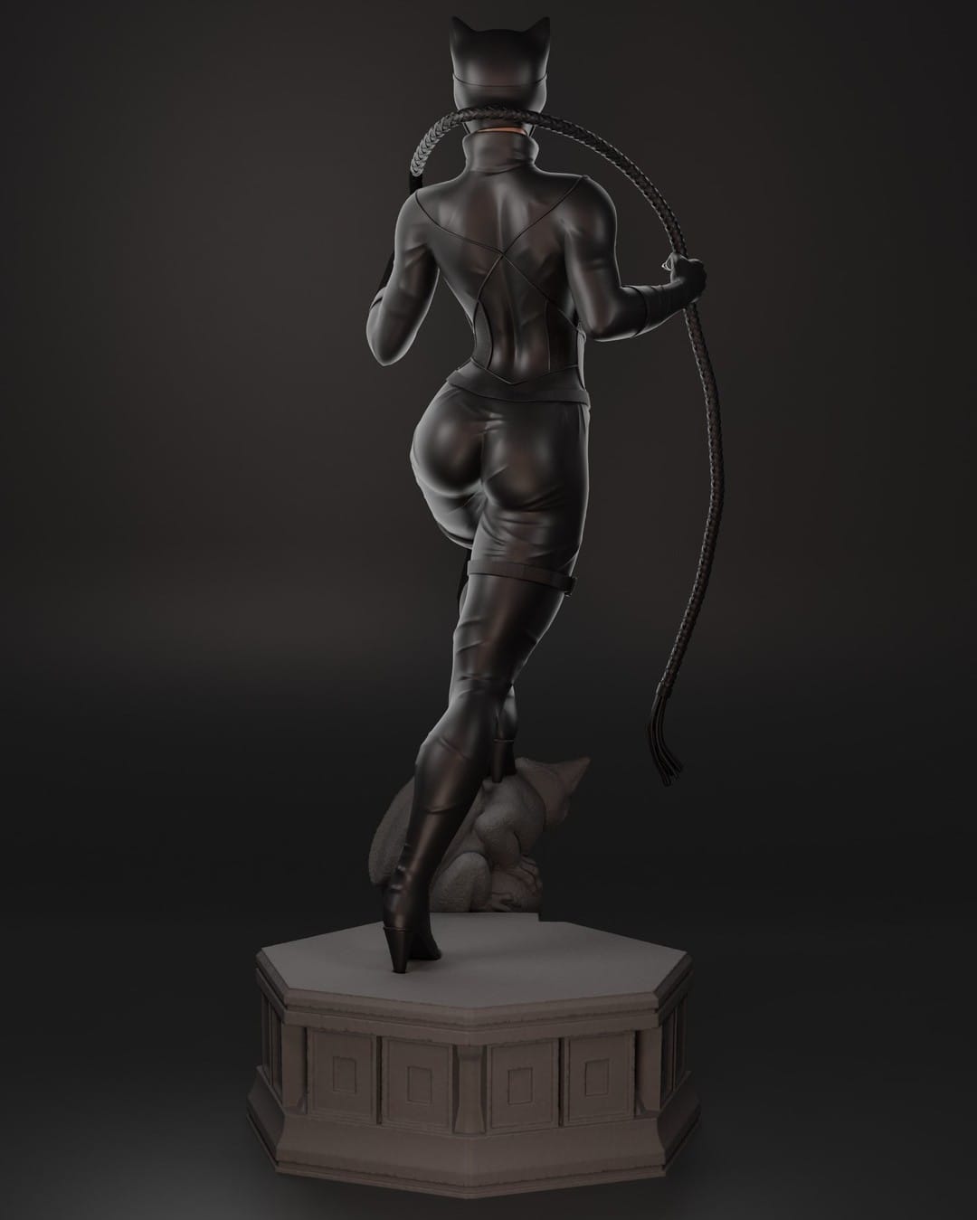 P站图纸印象馆 BrunoArt3D DC漫画 蝙蝠侠 猫女 BrunoArt3D DC漫画 蝙蝠侠 猫女