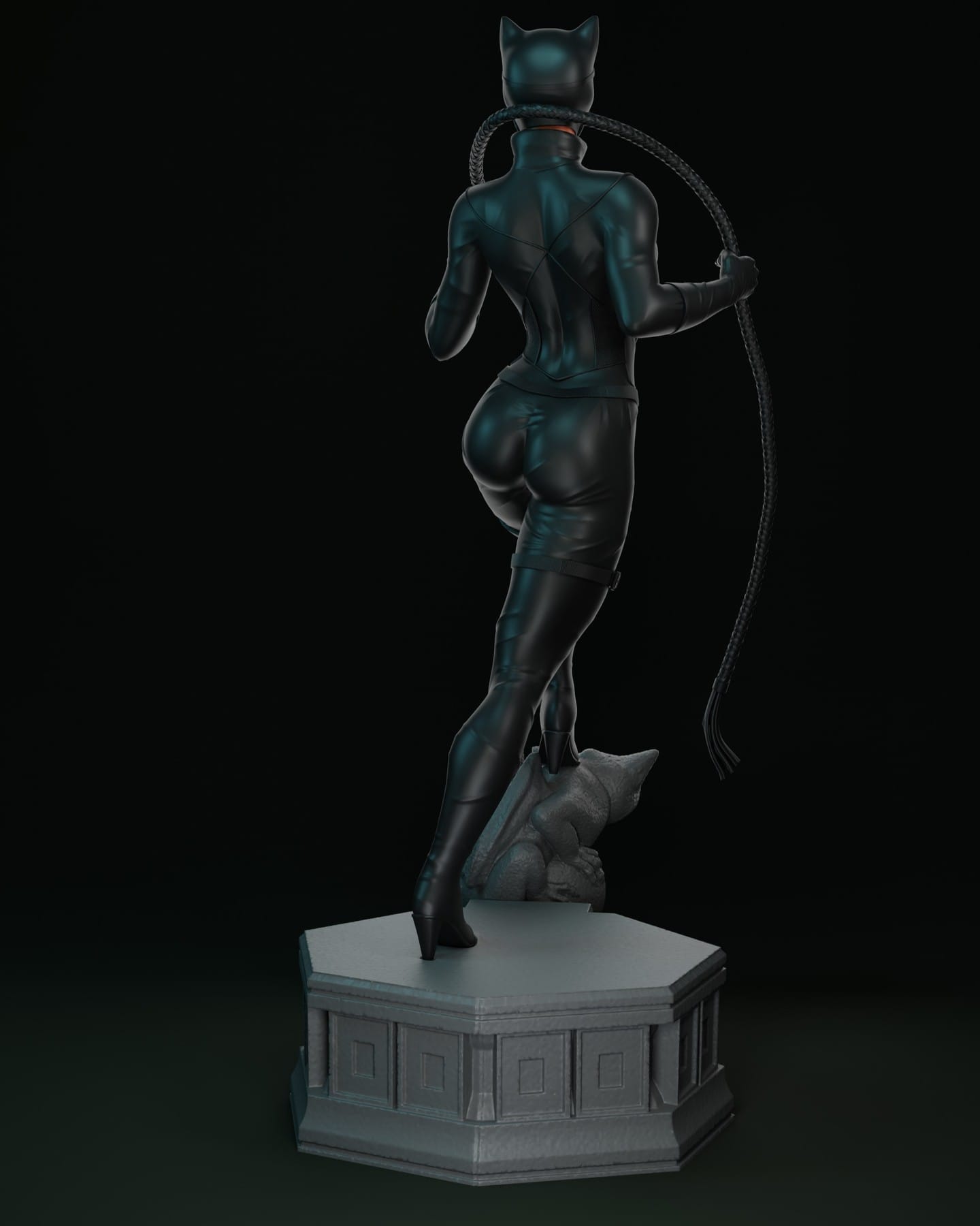 P站图纸印象馆 BrunoArt3D DC漫画 蝙蝠侠 猫女 BrunoArt3D DC漫画 蝙蝠侠 猫女