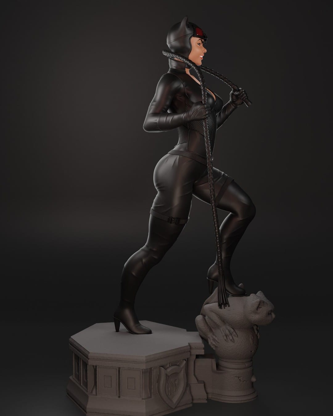 P站图纸印象馆 BrunoArt3D DC漫画 蝙蝠侠 猫女 BrunoArt3D DC漫画 蝙蝠侠 猫女