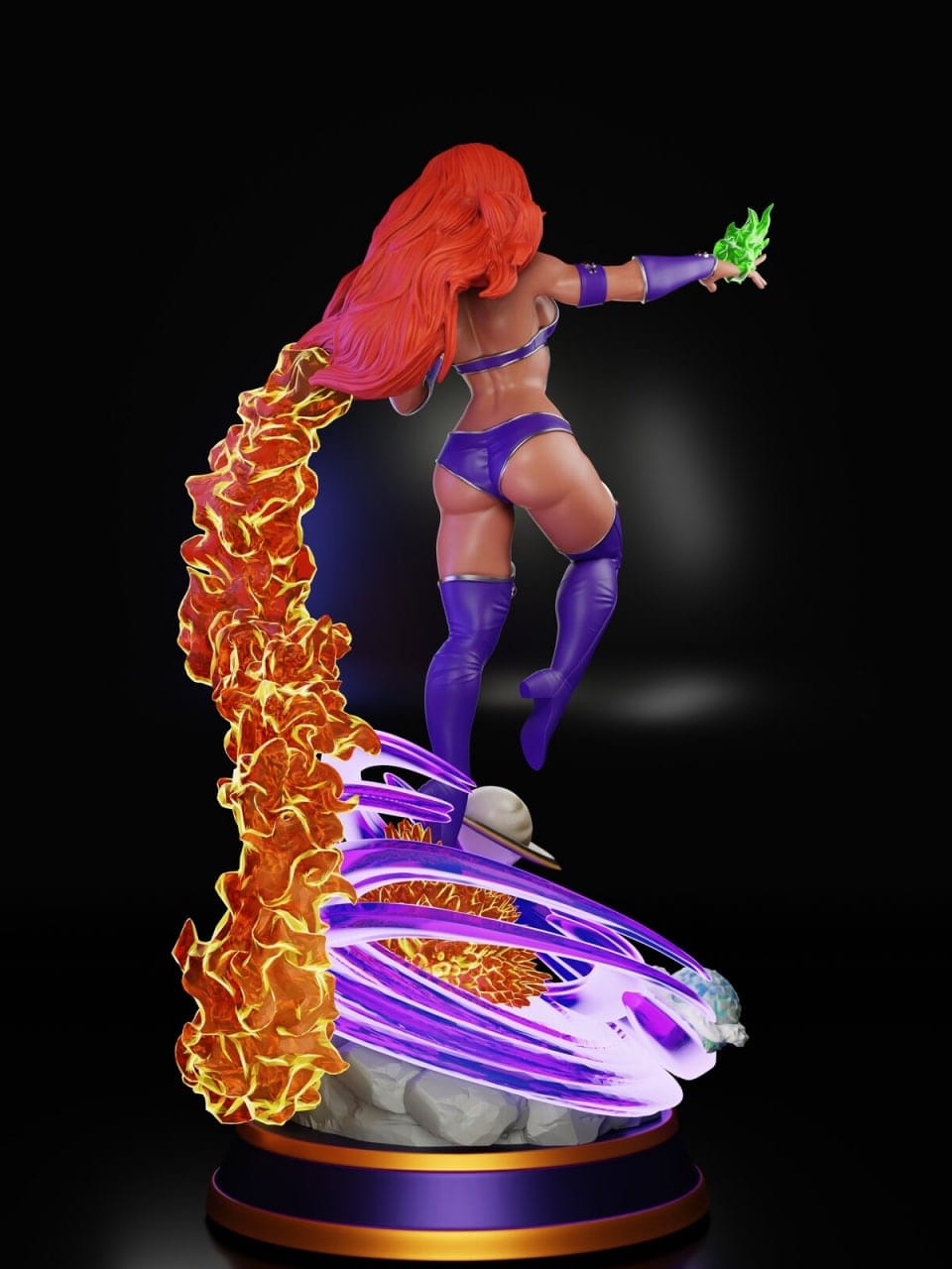 P站图纸印象馆 BrunoArt3D DC漫画 泰坦 星火 BrunoArt3D DC漫画 泰坦 星火