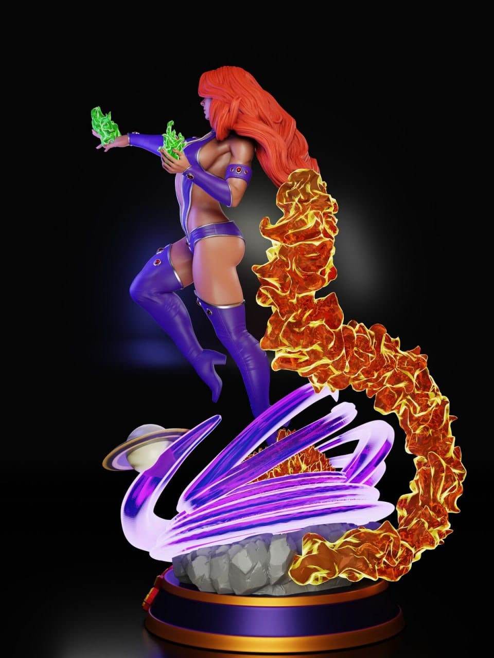 P站图纸印象馆 BrunoArt3D DC漫画 泰坦 星火 BrunoArt3D DC漫画 泰坦 星火