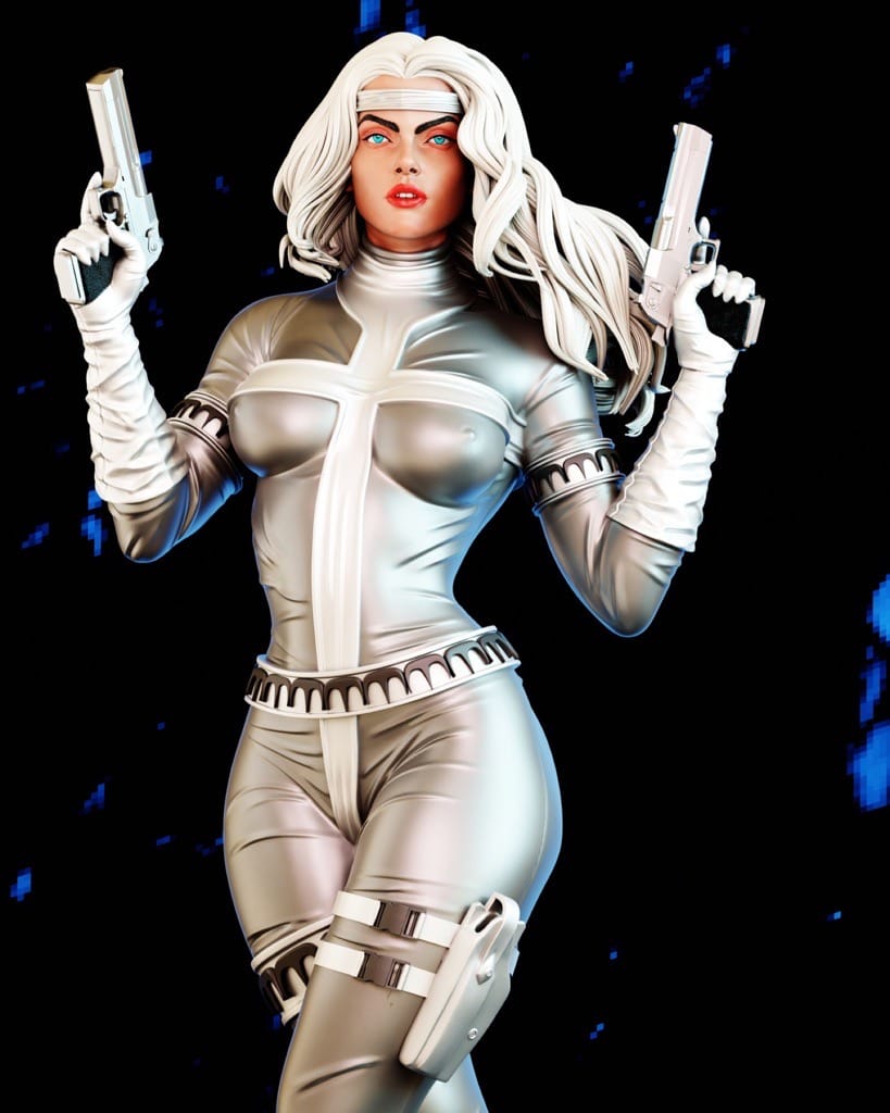 P站图纸印象馆 BrunoArt3D 漫威 蜘蛛侠 银貂 BrunoArt3D 漫威 蜘蛛侠 银貂