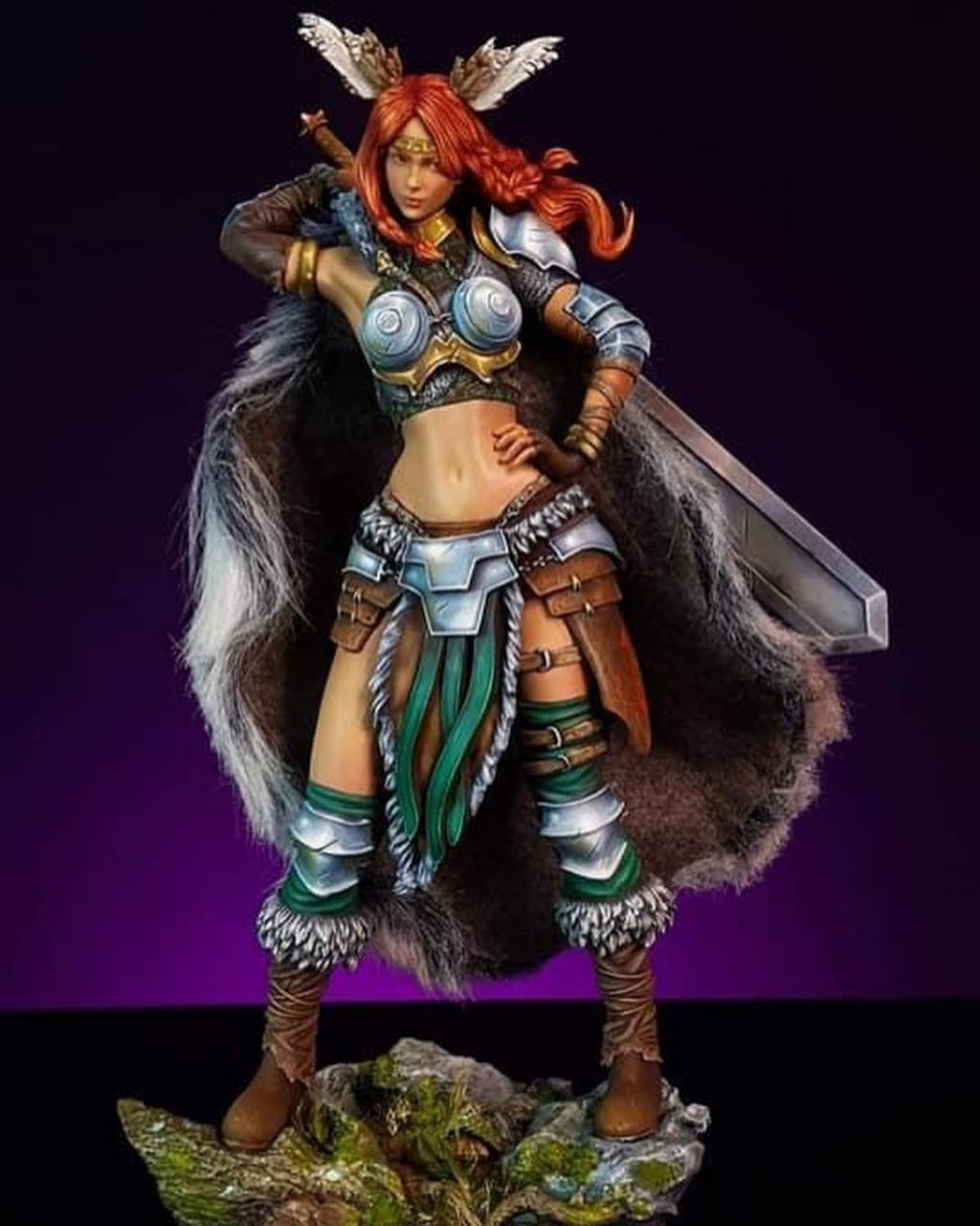 P站图纸印象馆 BrunoArt3D 女战士 BrunoArt3D 女战士