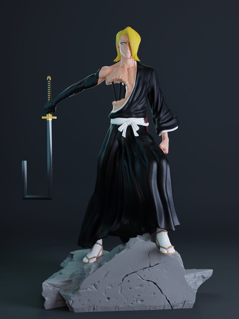 P站图纸印象馆 BrunoArt3D 死神 吉良伊鹤 BrunoArt3D 死神 吉良伊鹤