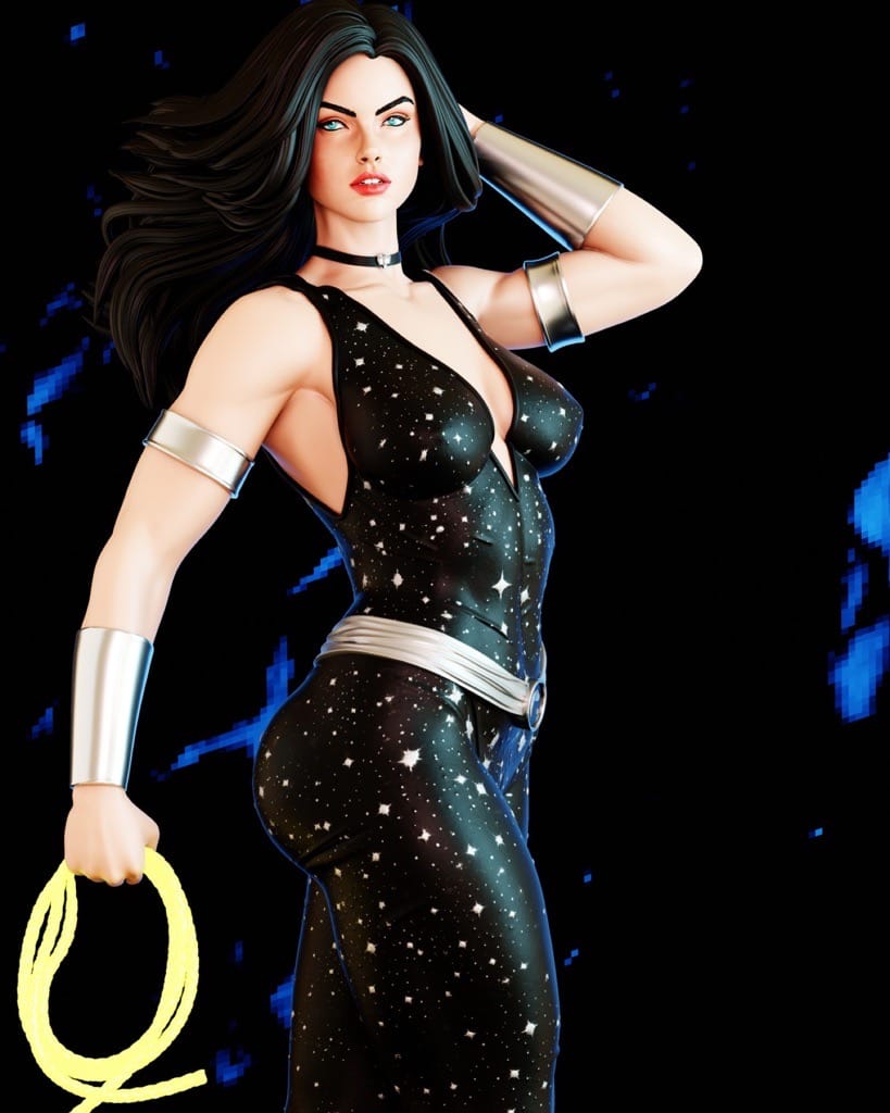 P站图纸印象馆 BrunoArt3D DC漫画 英勇与无畏 唐娜·特洛伊 BrunoArt3D DC漫画 英勇与无畏 唐娜·特洛伊