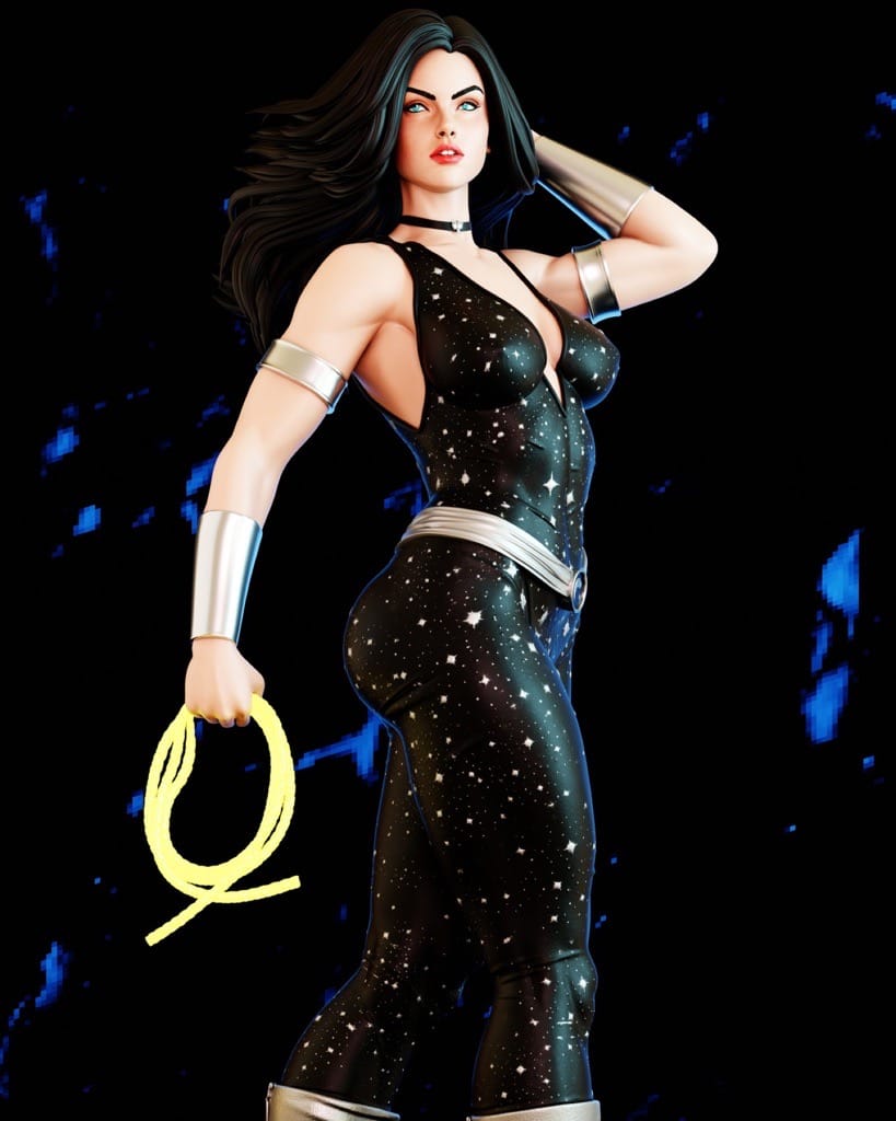 P站图纸印象馆 BrunoArt3D DC漫画 英勇与无畏 唐娜·特洛伊 BrunoArt3D DC漫画 英勇与无畏 唐娜·特洛伊